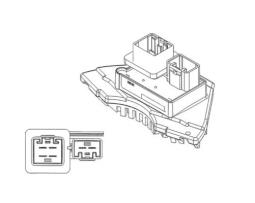Regulator, wentylator nawiewu do wnętrza pojazdu Mahle ABR35000P