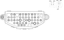 Regulator, wentylator nawiewu do wnętrza pojazdu Mahle ABR22000S
