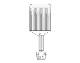 Regulator, wentylator nawiewu do wnętrza pojazdu Mahle ABR37000P