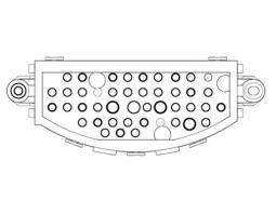 Regulator, wentylator nawiewu do wnętrza pojazdu MAHLE ABR22000S