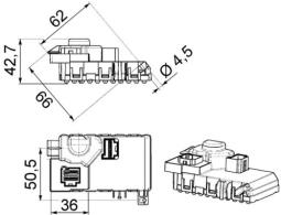 Regulator, wentylator nawiewu do wnętrza pojazdu MAHLE ABR63000P