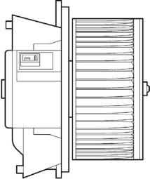 Wentylator wewnętrzny MAHLE AB107000P