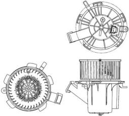 Wentylator wewnętrzny MAHLE AB132000P