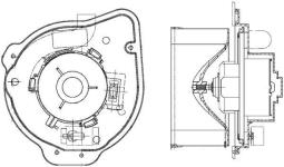 Wentylator wewnętrzny MAHLE AB135000P