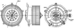 Wentylator wewnętrzny MAHLE AB17000S