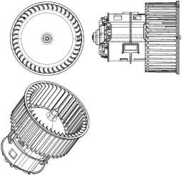 Wentylator wewnętrzny MAHLE AB182000P