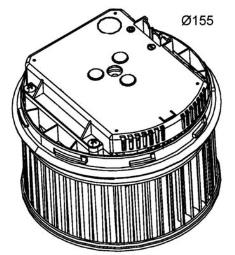 Wentylator wewnętrzny MAHLE AB262000P