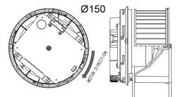 Wentylator wewnętrzny MAHLE AB263000P