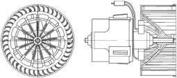 Wentylator wewnętrzny MAHLE AB30000P