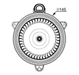 Wentylator wewnętrzny MAHLE AB267000P