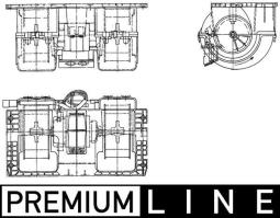Wentylator wewnętrzny MAHLE AB276000P