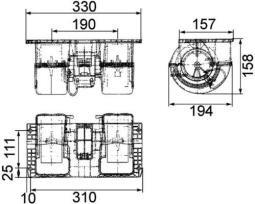 Wentylator wewnętrzny MAHLE AB79000P