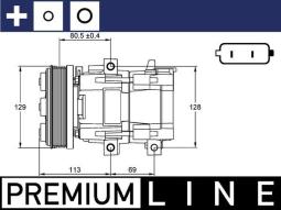 Sprężarka, klimatyzacja MAHLE ACP101000P