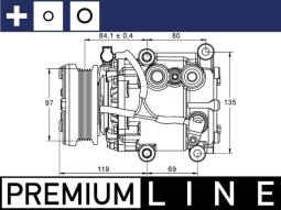 Sprężarka, klimatyzacja MAHLE ACP106000P