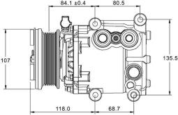 Sprężarka, klimatyzacja MAHLE ACP1336000P