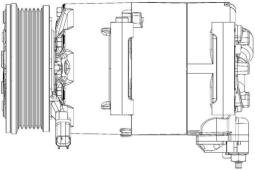 Sprężarka, klimatyzacja MAHLE ACP310000P