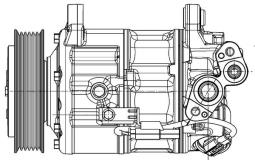Sprężarka, klimatyzacja Mahle ACP600000P