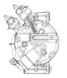 Sprężarka, klimatyzacja MAHLE ACP556000P