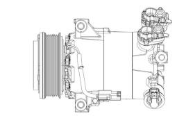 Sprężarka, klimatyzacja MAHLE ACP556000P