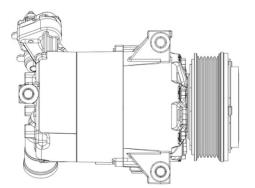 Sprężarka, klimatyzacja MAHLE ACP556000P