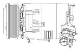 Sprężarka, klimatyzacja MAHLE ACP556000P