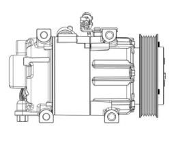 Sprężarka, klimatyzacja MAHLE ACP628000P