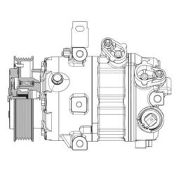 Sprężarka, klimatyzacja MAHLE ACP634000P