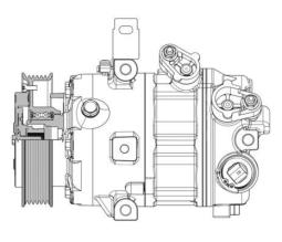 Sprężarka, klimatyzacja MAHLE ACP634000P