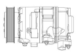 Sprężarka, klimatyzacja MAHLE ACP634000P