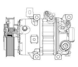 Sprężarka, klimatyzacja MAHLE ACP635000P