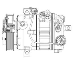 Sprężarka, klimatyzacja MAHLE ACP637000P