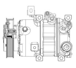 Sprężarka, klimatyzacja MAHLE ACP638000P