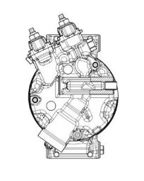 Sprężarka, klimatyzacja MAHLE ACP654000P