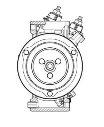 Sprężarka, klimatyzacja MAHLE ACP654000P