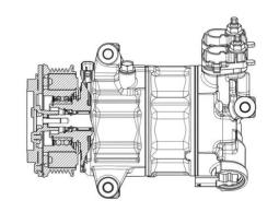 Sprężarka, klimatyzacja MAHLE ACP654000P