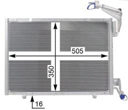 Skraplacz, klimatyzacja Mahle AC21000P
