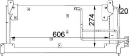 Skraplacz, klimatyzacja Mahle AC223000S