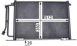 Skraplacz, klimatyzacja Mahle AC183000S