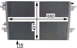 Skraplacz, klimatyzacja Mahle AC365000S