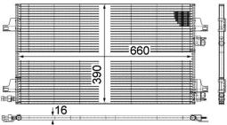 Skraplacz, klimatyzacja Mahle AC366000P