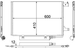 Skraplacz, klimatyzacja Mahle AC370000P