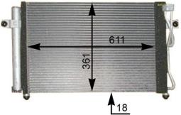 Skraplacz, klimatyzacja Mahle AC394000P