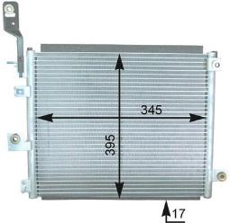 Skraplacz, klimatyzacja Mahle AC432000P