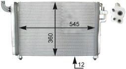 Skraplacz, klimatyzacja Mahle AC434000P