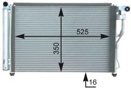 Skraplacz, klimatyzacja Mahle AC439000P