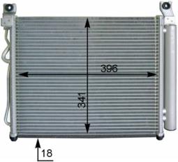 Skraplacz, klimatyzacja Mahle AC591000P