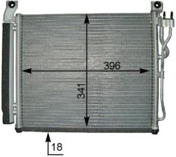 Skraplacz, klimatyzacja Mahle AC591000P
