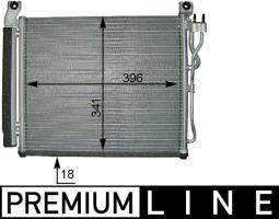 Skraplacz, klimatyzacja Mahle AC591000P