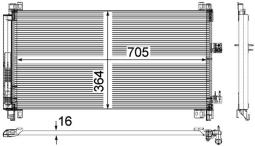 Skraplacz, klimatyzacja Mahle AC597000P
