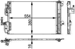 Skraplacz, klimatyzacja Mahle AC665000P